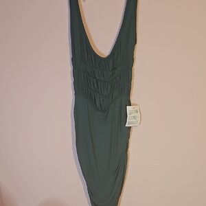 Green Sleeveless Dress